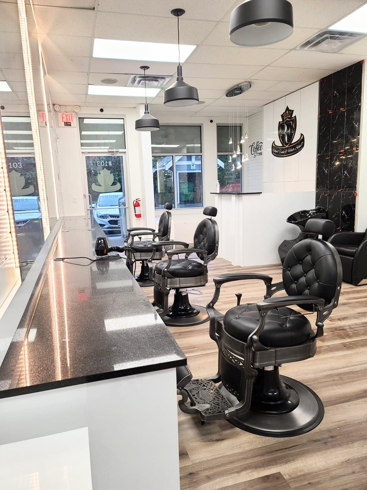 Surrey Hair and Beauty Salon - Inside view of Royal Fade